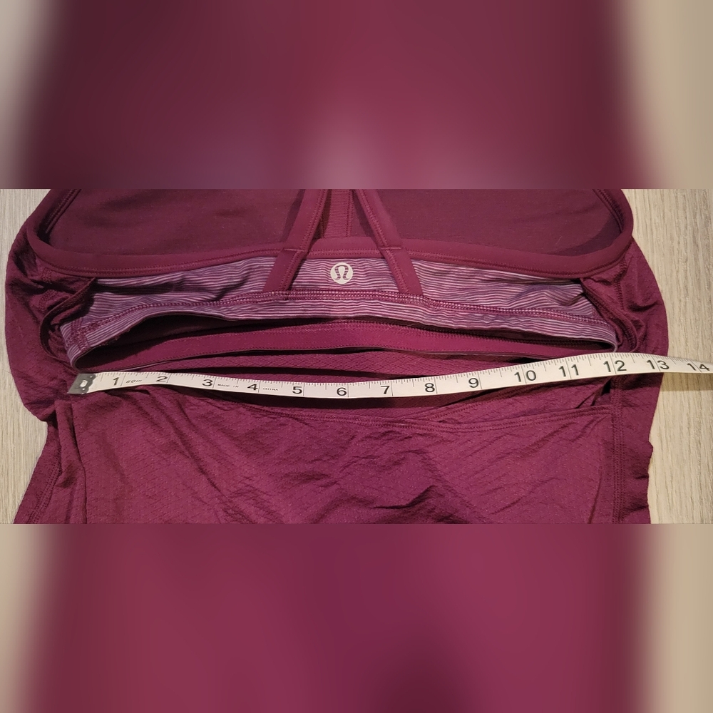 Lululemon C.Y.B. Size 2, Wee Are From Space September Plum Strappy Tank Top - Picture 9 of 11
